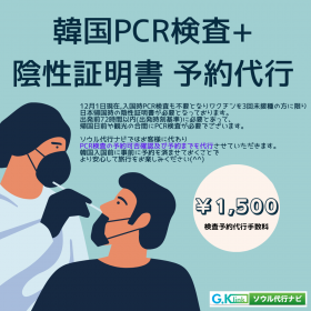 韓国PCR検査+陰性証明書 予約代行 > サポート代行 | ソウル代行ナビ